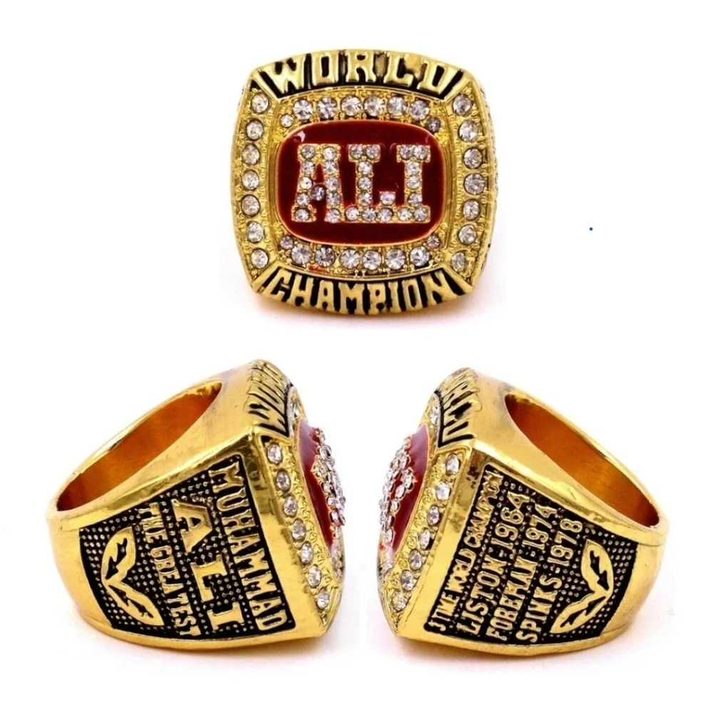Muhammad Ali Championship Ring‎ Size 11 Boxing Gold